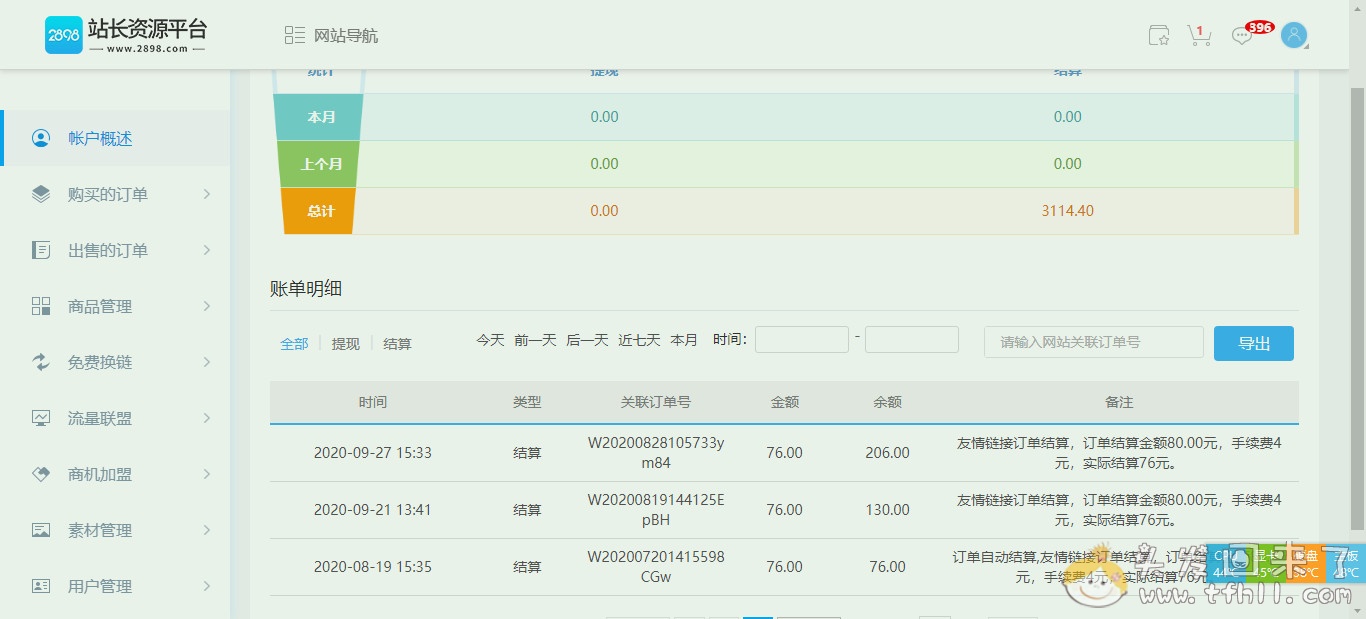 几个网站4年来的友情链接收入少得可怜：3021.4元图片 No.4